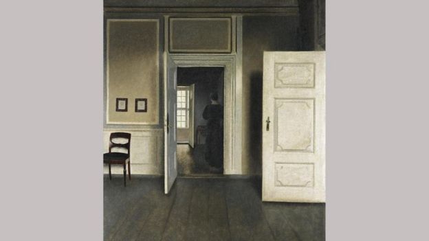 Pintura de Vilhelm Hammershøi