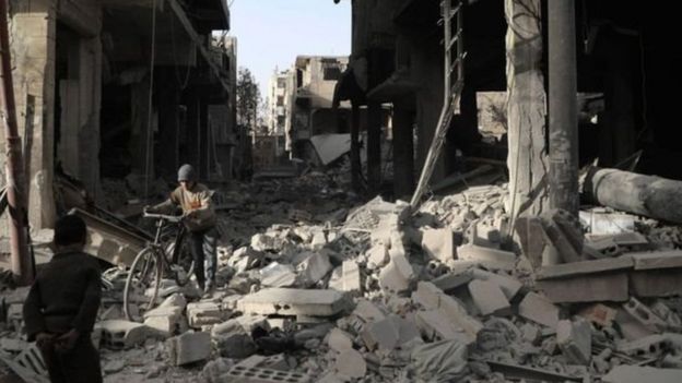 சிரியா தொடரும் தாக்குதல்