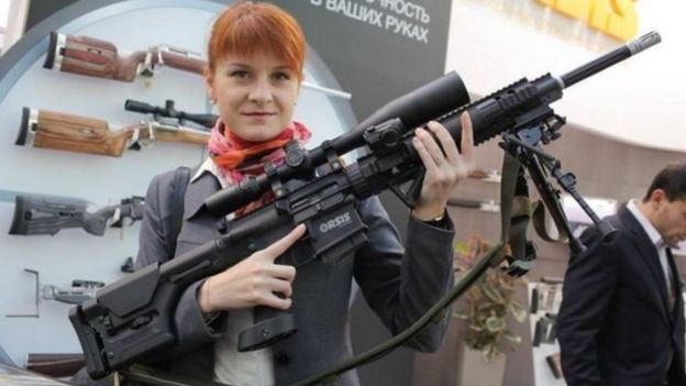 அமெரிக்காவில் உளவு பார்த்த ரஷ்ய பெண் கைது