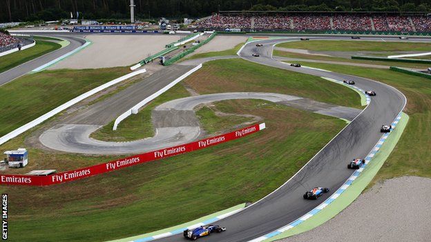 Hockenheim F1 circuit