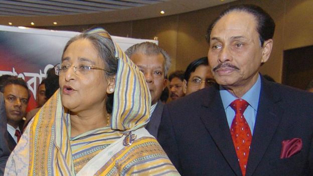 শেখ হাসিনা ও হুসেইন মুহম্মদ এরশাদ
