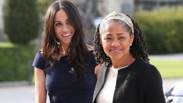 Meghan Markle and Doria Ragland