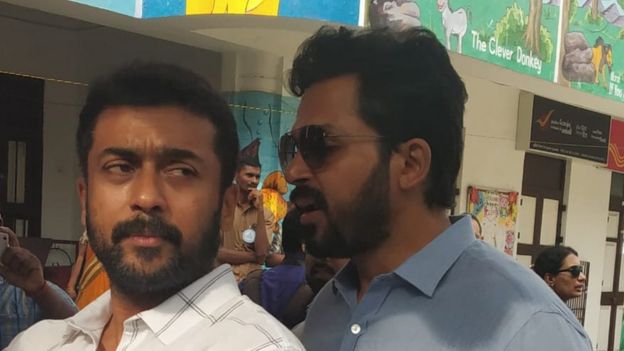நடிகர் சூர்யா மற்றும் கார்த்தி