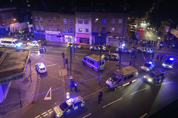 Scene of the alleged attack