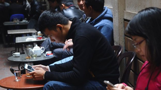 Một quán cà phê ở Hà Nội