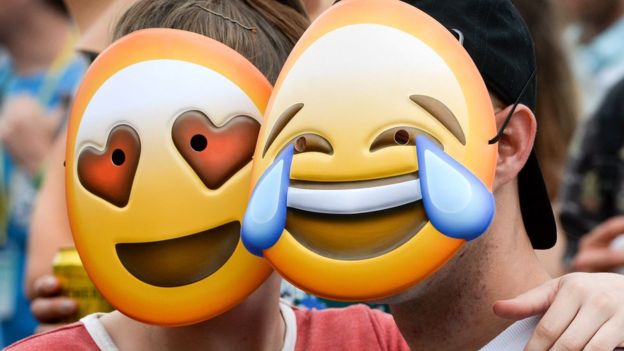 Emoji face with tears of joy