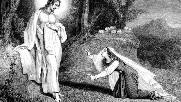 Ilustração de 1836 mostra aparição de Jesus a Maria Madalena