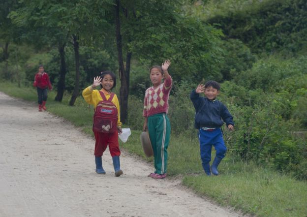 북한의 어린이들