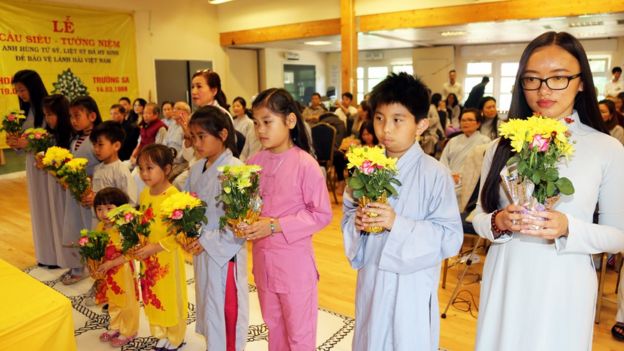 Người tham dự buổi lễ