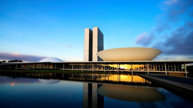 O Congresso Nacional, em Brasília