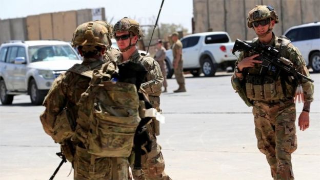 Soldados de EE.UU. en Irak.