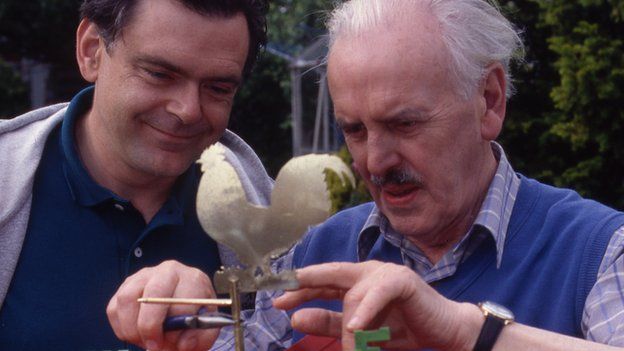 George Cole with Kevin McNally, in the BBC comedy Dad