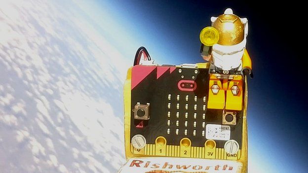 Microbit in stratosphere