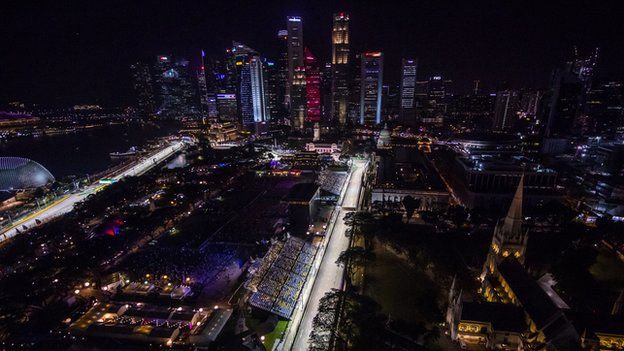 Marina Bay Street Circuit in Singapore