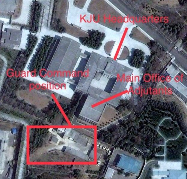 Map of Kim Jong-un's security functions