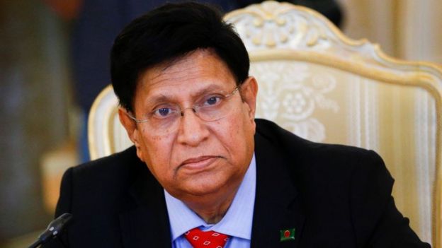 Abdul Momen, foreign minister of Bangladesh, pictured in April 2019