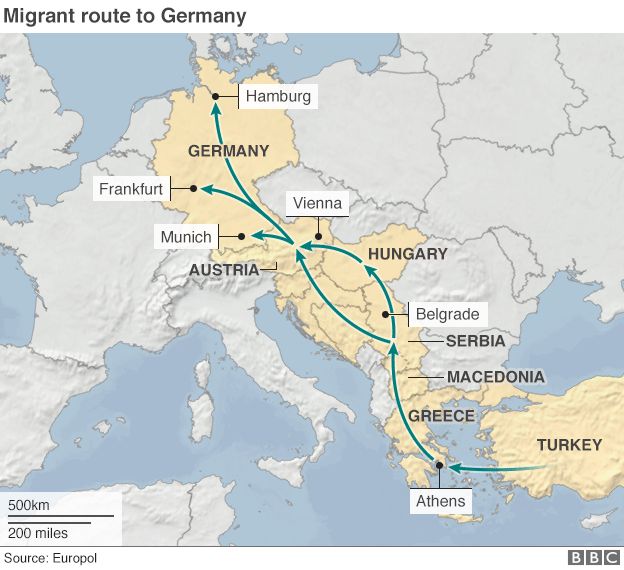 Migrant crisis: People treated 'like animals' in Hungary camp - BBC News