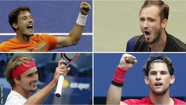 Pablo Carreno Busta, Daniil Medvedev, Dominic Thiem and Alexander Zverev win their US Open quarter-finals