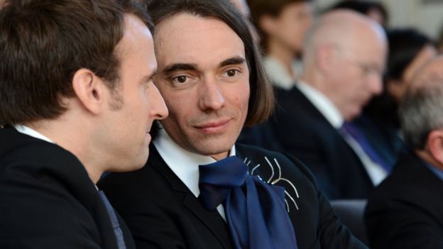 Emmanuel Macron và Cedric Villani