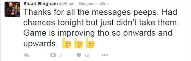 Stuart Bingham on Twitter