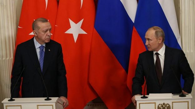 Erdoğan ve Putin, 5 Mart'ta Moskova'da bir araya gelmişti