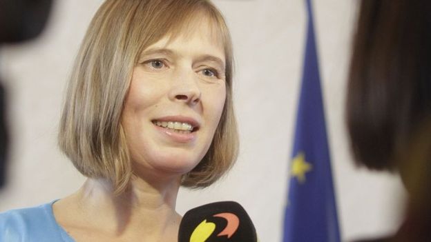 Estonian President Kersti Kaljulaid