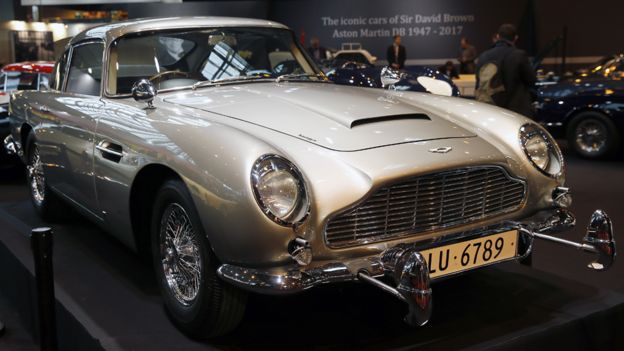 The Aston Martin DB5 from the James Bond movies