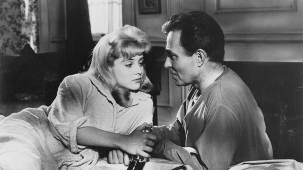 Sue Lyon and James Mason in Lolita