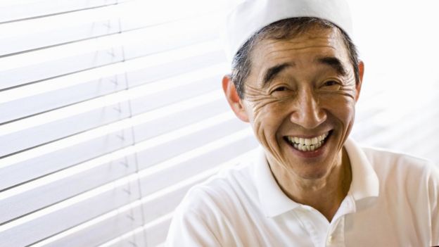 Un cocinero japonés