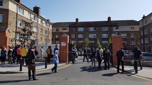 The scene of the shooting