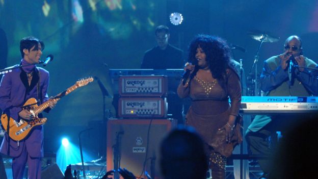 Prince, Chaka Khan, Stevie Wonder