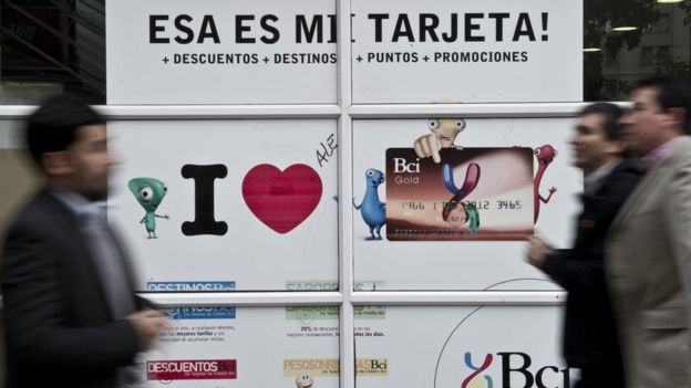 Publicidad de credito en Chile