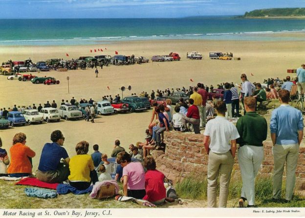 Motor Racing at St. Ouen's Bay, Jersey, Channel Islands by Elmar Ludwig, 1960-1975