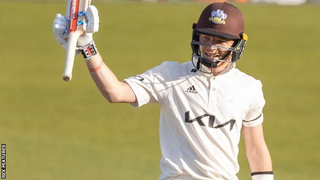 Surrey and England batsman Ollie Pope's 245 was his highest score in the County Championship - and just six short of his career-best