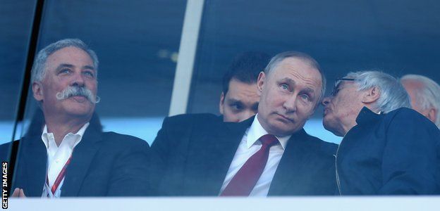 Putin and Ecclestone