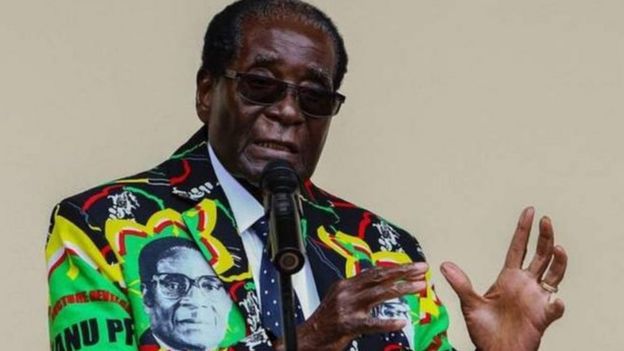 Zimbabwe's President Robert Mugabe