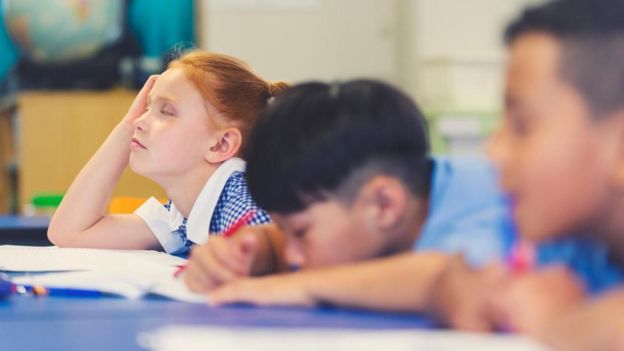 Niños en clase