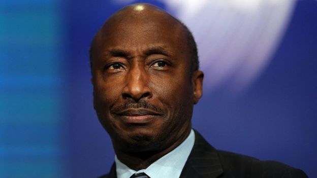Primer plano del CEO de Merck