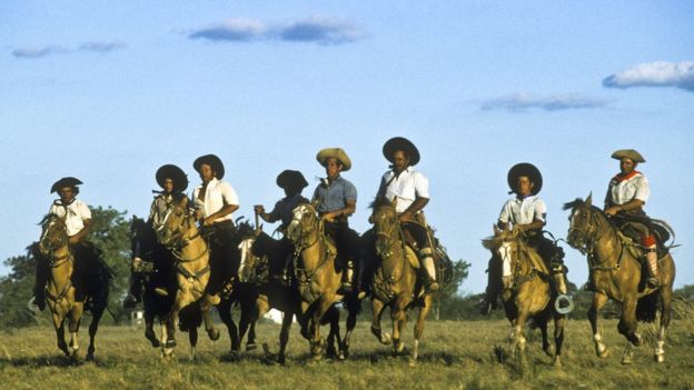 Gauchos en Argentina