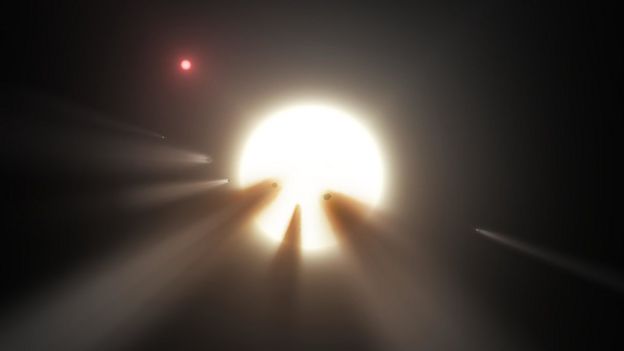 Ilustração da KIC 8462852