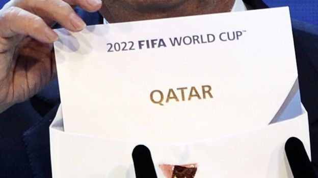 El sobre que reveló a Qatar como la sede de la Copa Mundial 2022