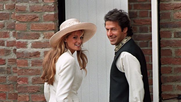 Jemima Goldsmith e Imran Khan