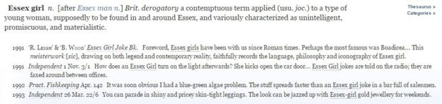 What Is The True Meaning Of Essex Girl Bbc News