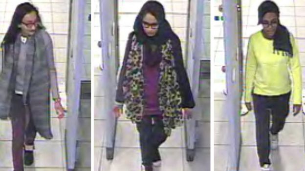 Tiga remaja dari London bergabung dengan ISIS di Irak atau Suriah pada awal 2015.