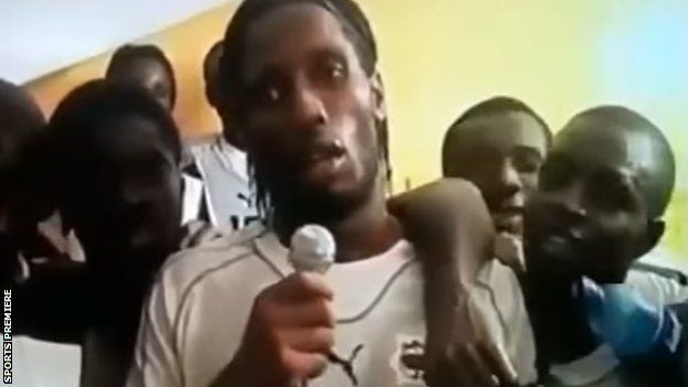 Drogba addresses Ivory Coast's leaders in his post-match speed