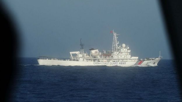 Một tàu của lực lượng Hải cảnh Trung Quốc
