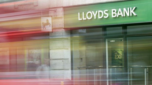 Lloyds Bank in a high street