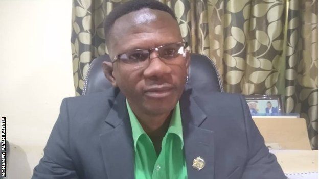 Sierra Leone sports minister Ibrahim Nyelenkeh