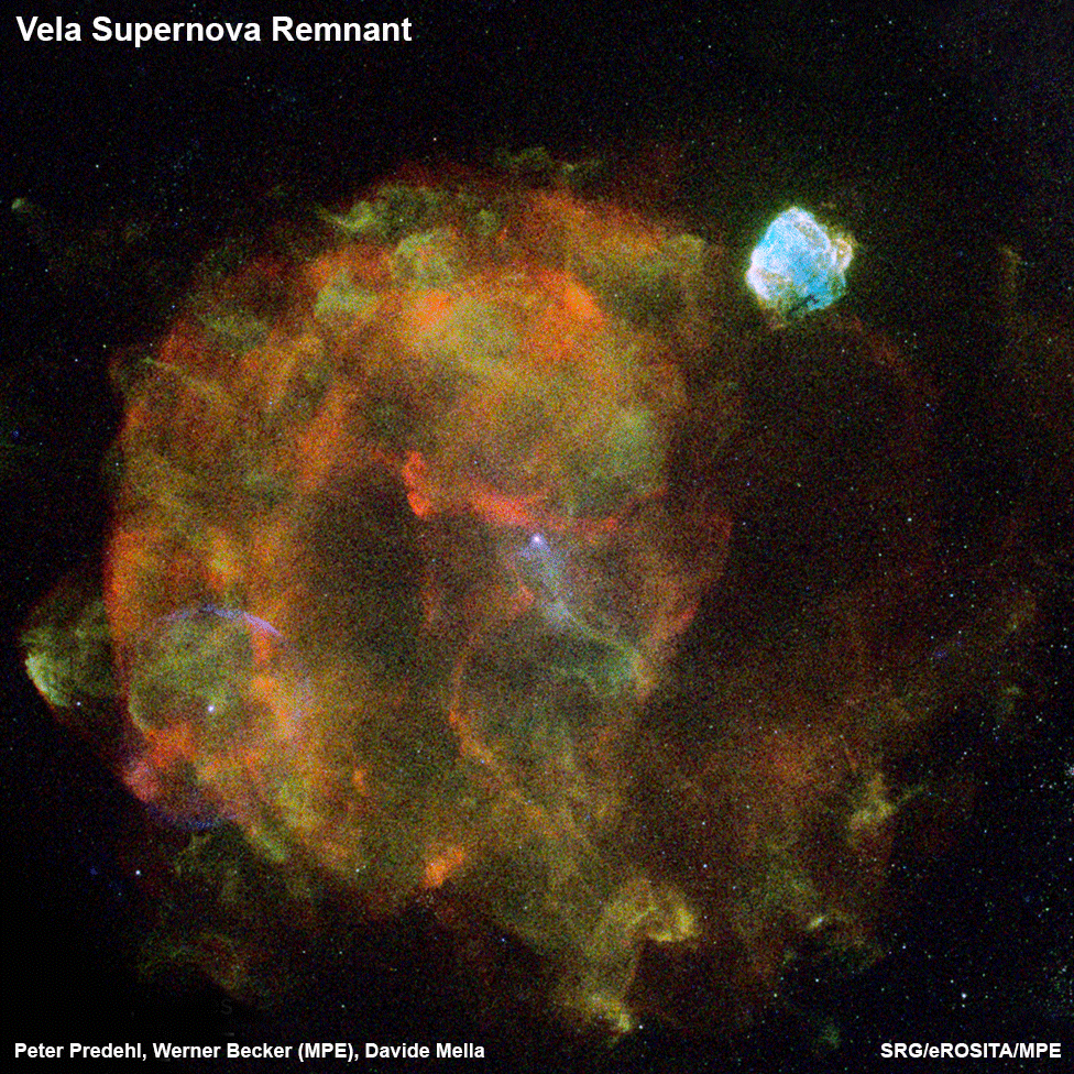 Vela remanente de supernova