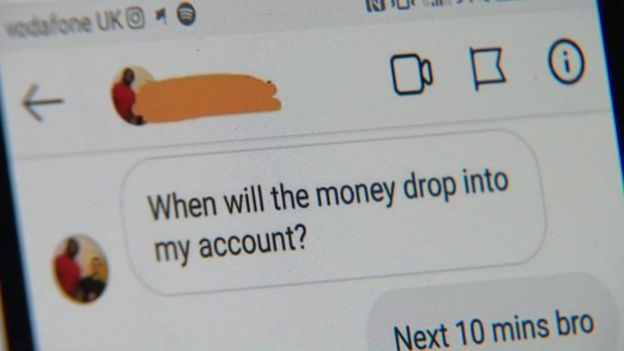 Mms Now Trying To Scam Irish >> Social Media Used By Fraudsters To Advertise Benefit Scam Bbc News Mms Now Trying To Scam Irish >> Social Media Used By Fraudsters To Advertise Benefit Scam Bbc News